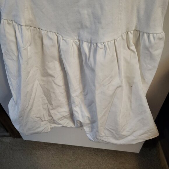 NWT MADDEN NYC WHITE BUBBLE MINI DRESS SZ XL - Picture 2 of 5